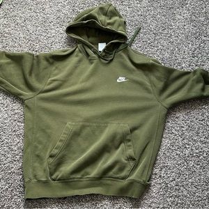 Green nike hoodie